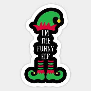 I'm the funny elf Sticker